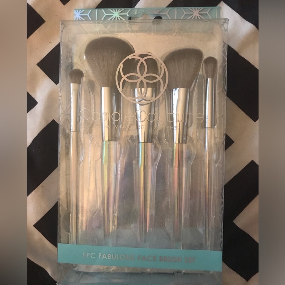 💖 Candice Couture 5-Piece Face Brush Set - Picture 2 of 4